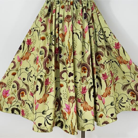 Agua by Agua Bendita Lunatus Habitat Midi Dress Embellished Cotton S - Picture 6 of 16